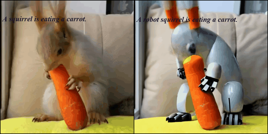 Squirrel with carrot variation